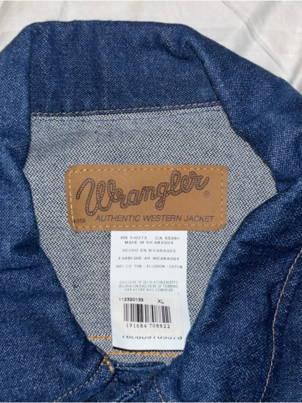 Wrangler x Rick & Morty NWT Limited Edition Laser Denim Jacket - X Large
